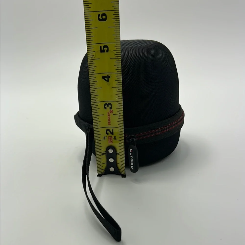 Hard Case For Small Bluetooth Camera Lens Black Zip Close LTGEM